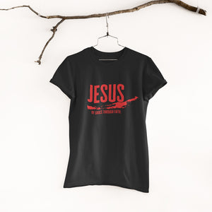 "Saved by Grace" Ladies Tee