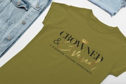 Crowned & Covered Signature Ladies Tee (EVI)